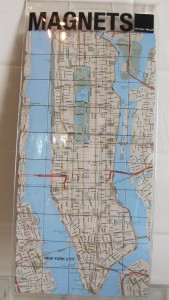 Design Ideas New York City Map Magnets: 50 Piece Set - $8